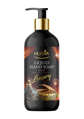 HUGVA MYDŁO ORIENTALNE PERFUMOWANE W PŁYNIE 500 ML OUD