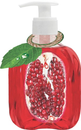 OWOCOWE MYDŁO W PŁYNIE GRANAT 375 ML