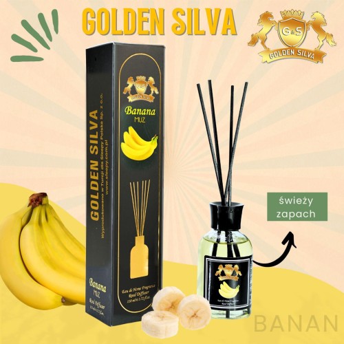 Golden Silva patyczki zapachowe  110ml BANAN