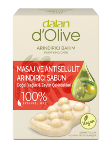 DALAN D’OLIVE NATURALNE MYDŁO MASUJĄCE Z OLIWĄ Z OLIWEK PRZECIW CELLULITOWI 150G