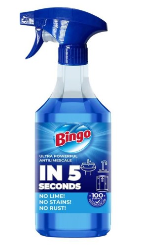 BINGO ULTRA POWERFUL ANTI-LIMESCALE ODKAMIENIACZ 5 sek