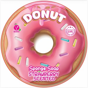 HURREM SULTAN  STRAWBERRY SPONGE SOAP DONUT
