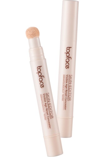Topface Skin Editor Concealer-Age-reset Korektor z gąbeczką